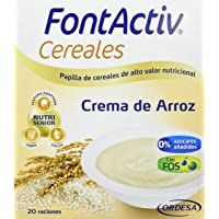Fontactiv Crema de Arroz 600grs. Papilla de cereales para adultos y mayores con regímenes astringentes